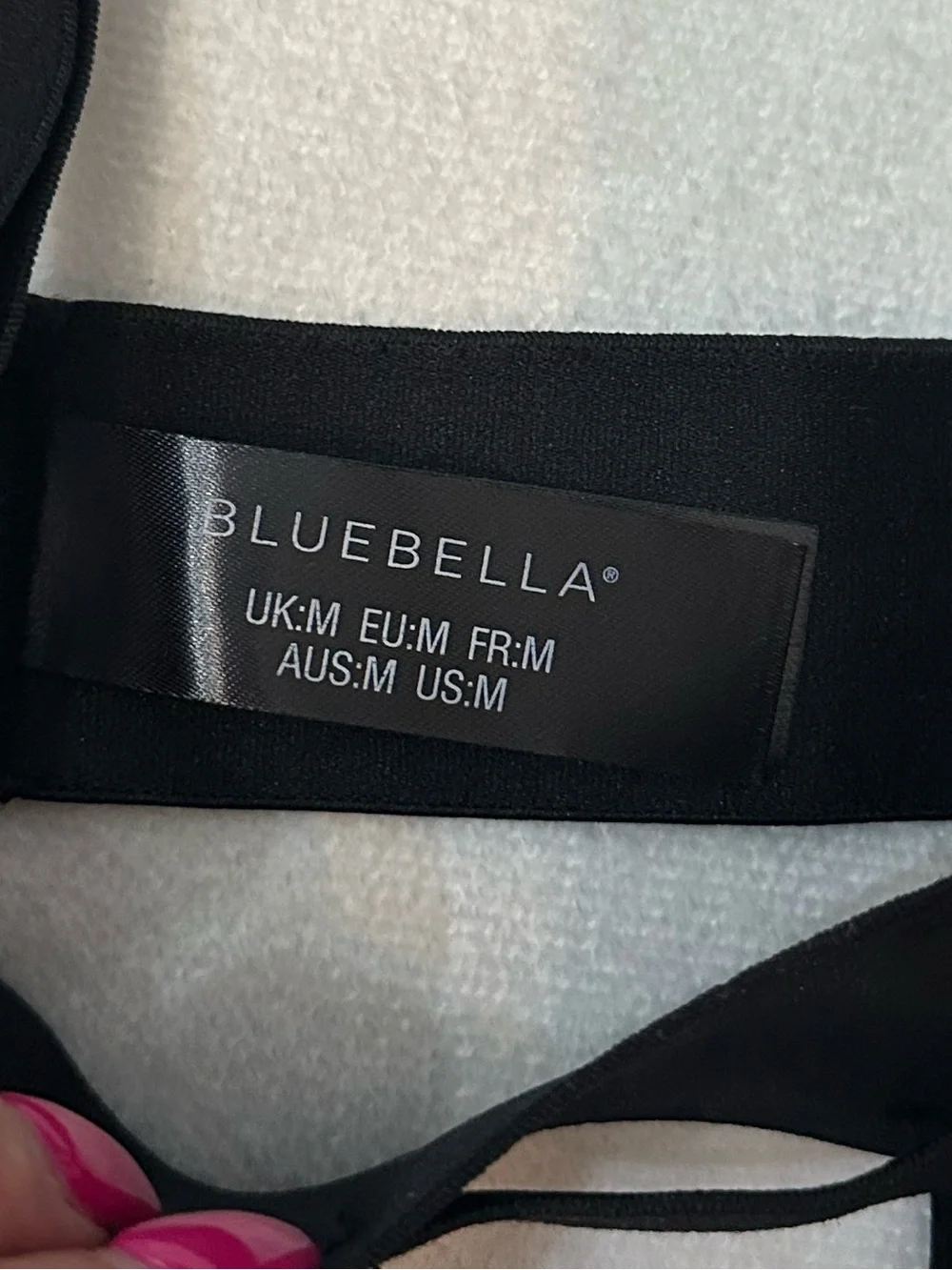 New! Bluebella Black Harness choker Garter Size Medium 38787